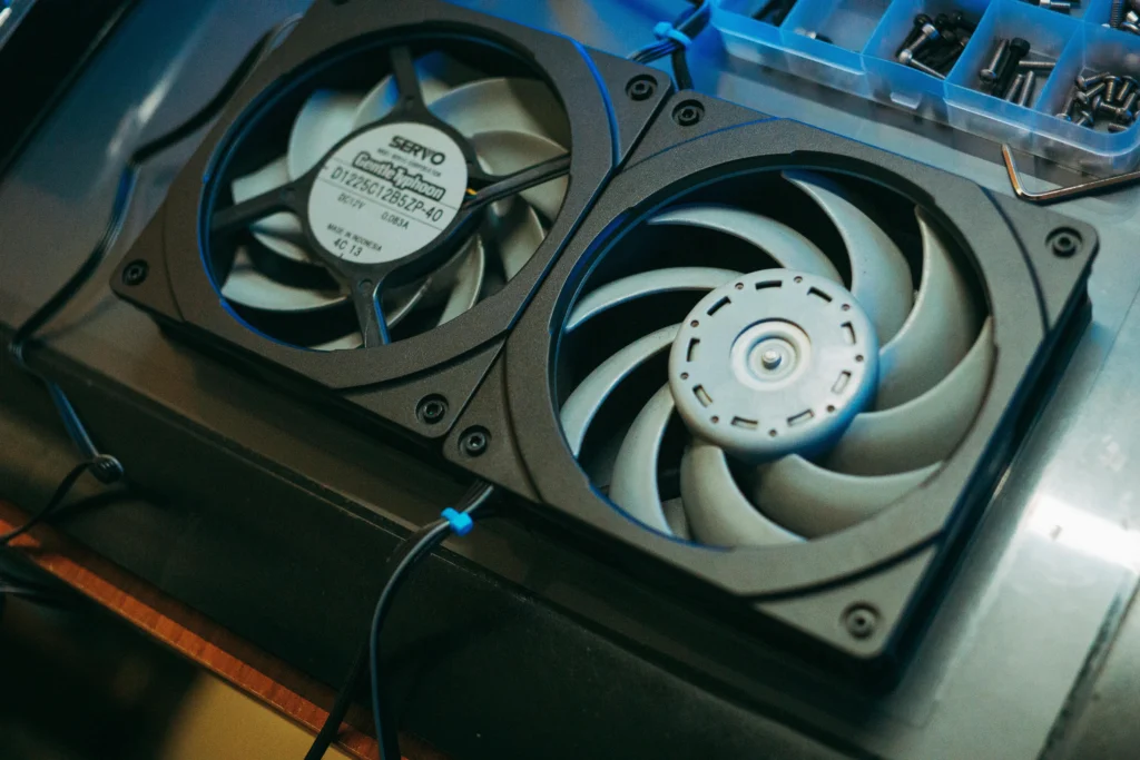 Stress testing CPU cooling fan after repair