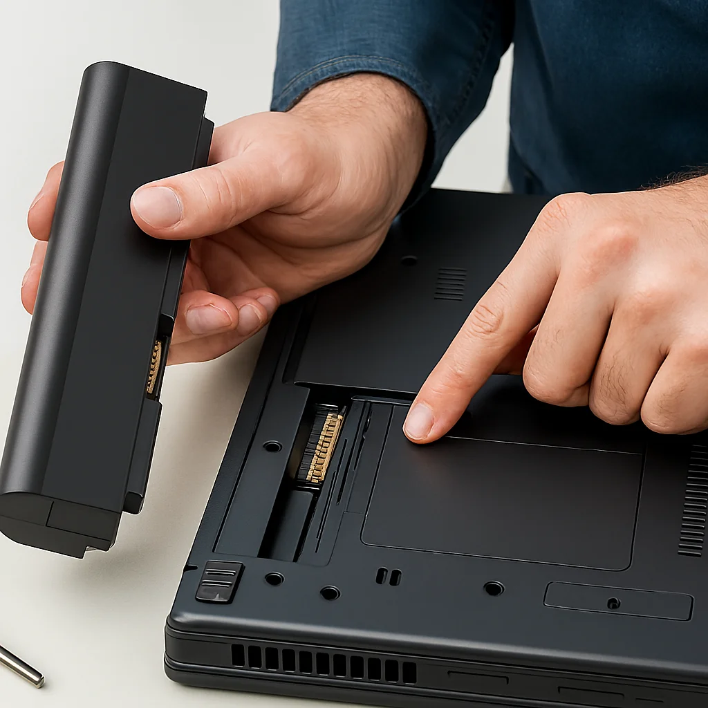 How the mail in laptop battery replacement process works at Nation Wide Laptop Repair