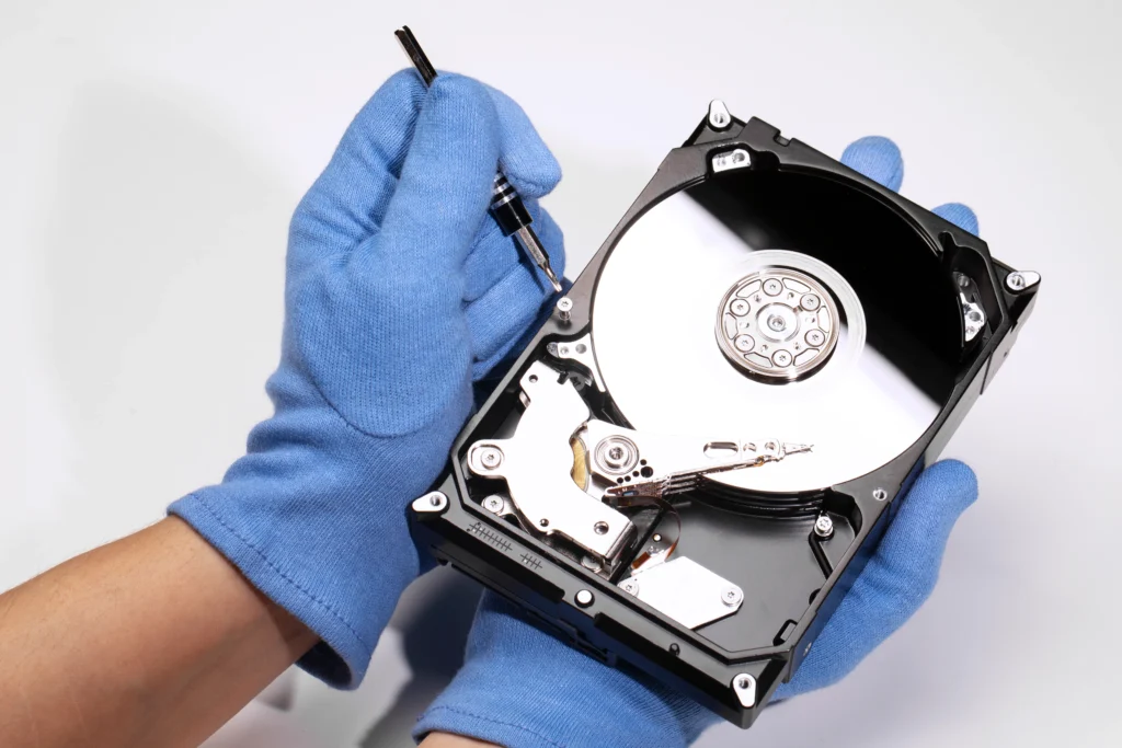 Dell Laptop Hard Drive Replacement performed by certified technicians in a professional repair facility