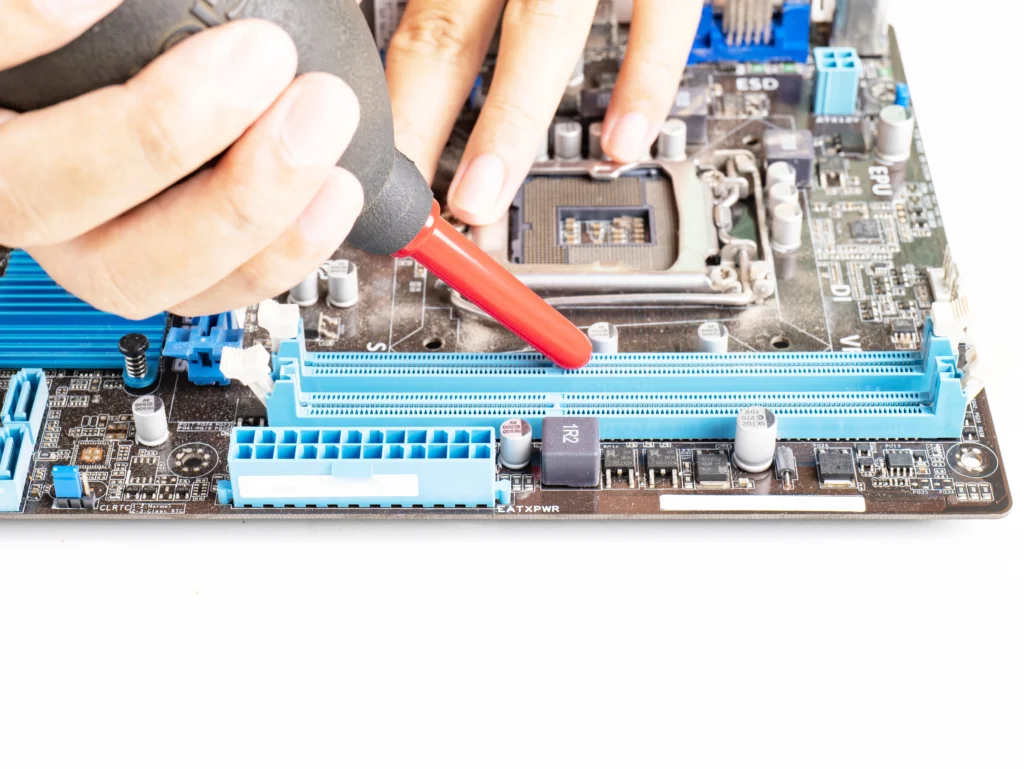 Laptop motherboard repair service for diagnosing and fixing internal board issues