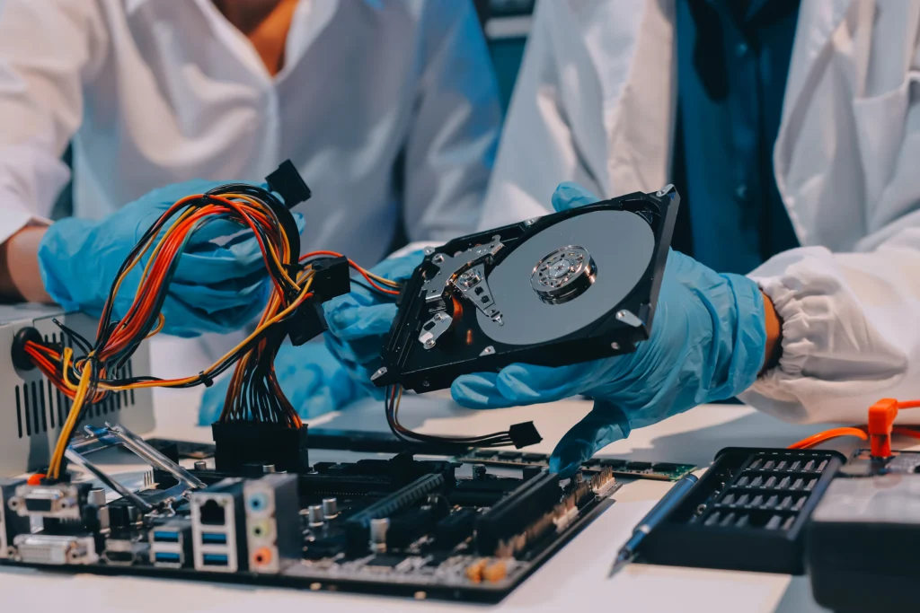 High-speed SSD installation in a Gigabyte laptop