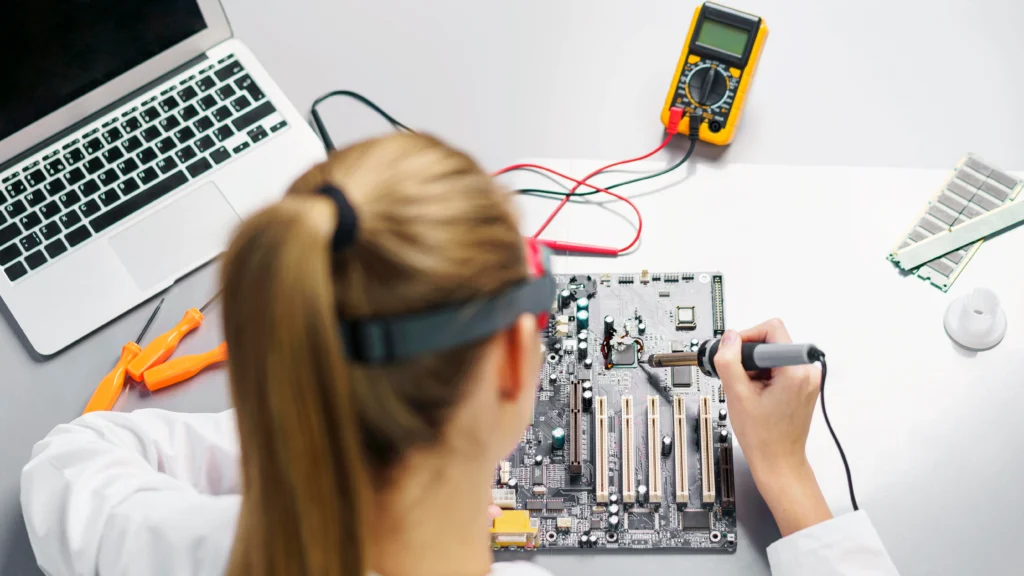 Professional laptop motherboard repair by certified technicians