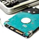 SSD vs HDD repair comparison showing solid state drive and hard disk drive components