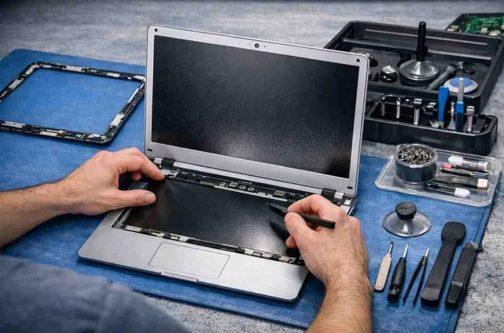 Samsung Laptop Hinge and Frame Repair