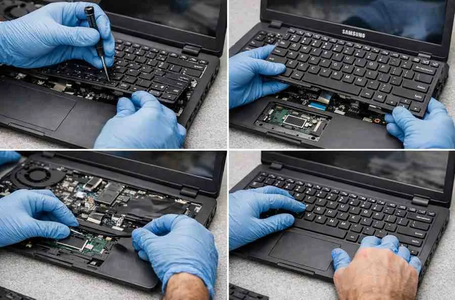 Samsung Laptop Keyboard and Touchpad Repair