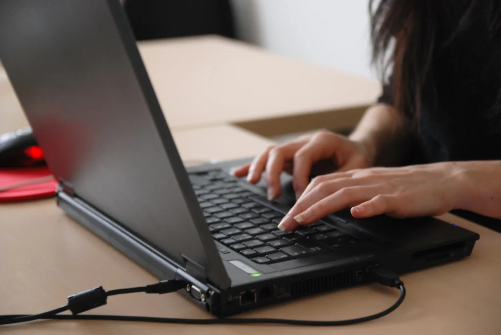 HP Laptop DC Power Jack Charge Port Repair in progress by certified technician