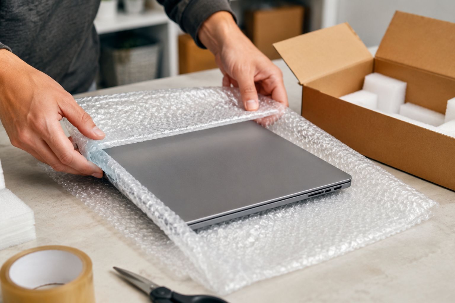 How to Pack a Laptop for Shipping