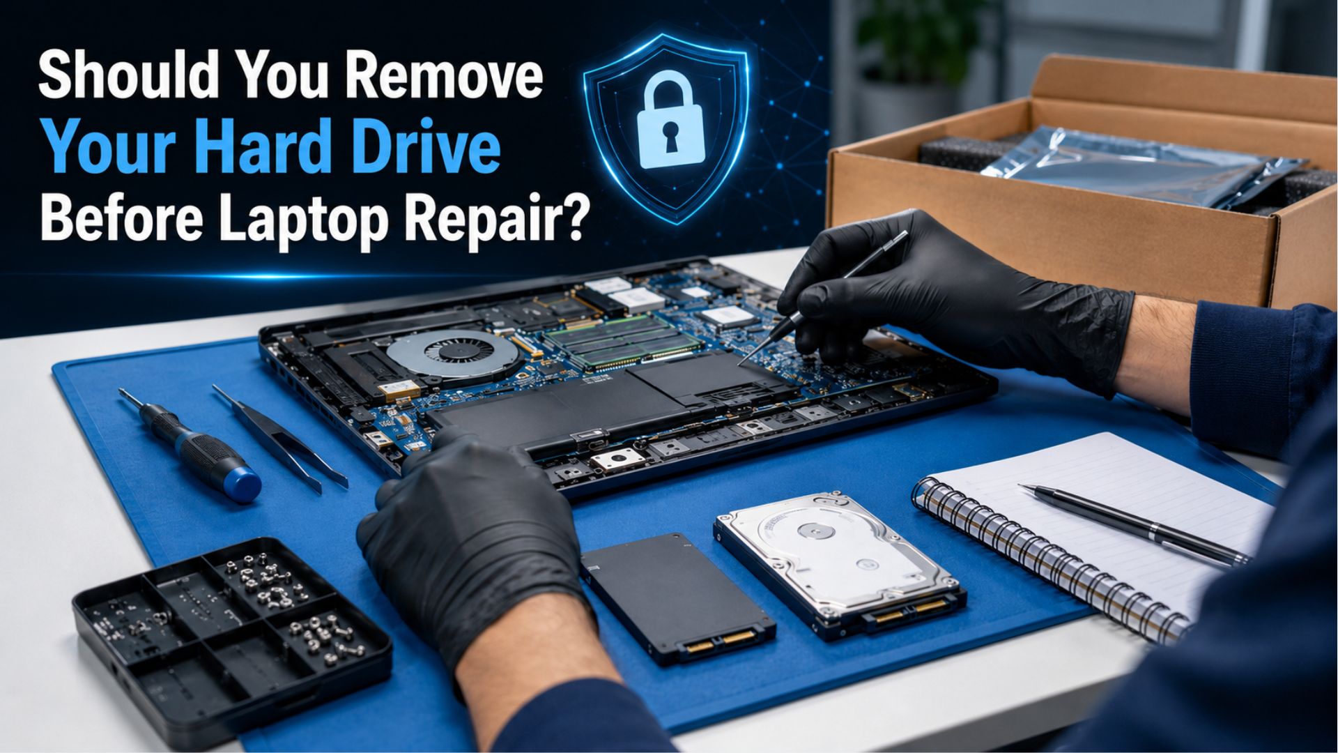 Should You Remove Your Hard Drive Before Laptop Repair?