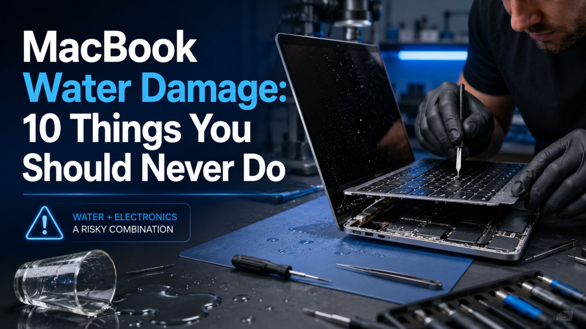 MacBook Water Damage: 10 Things You Should Never Do